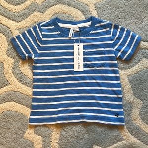 Janie and Jack - boys striped t-shirt size 12-18 months. New with tags